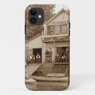 1880's Men Club Fox River Club Fishing Elgin iPhone 11 Case
