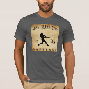 1884 Long Island City New York Baseball T-Shirt