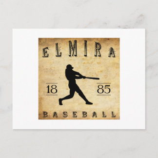 1885 Elmira New York Baseball Postcard
