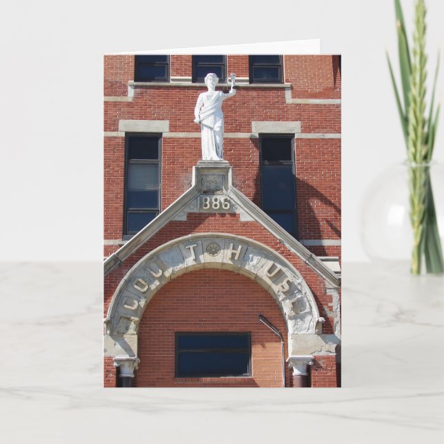 1886 Court House Card (Front)