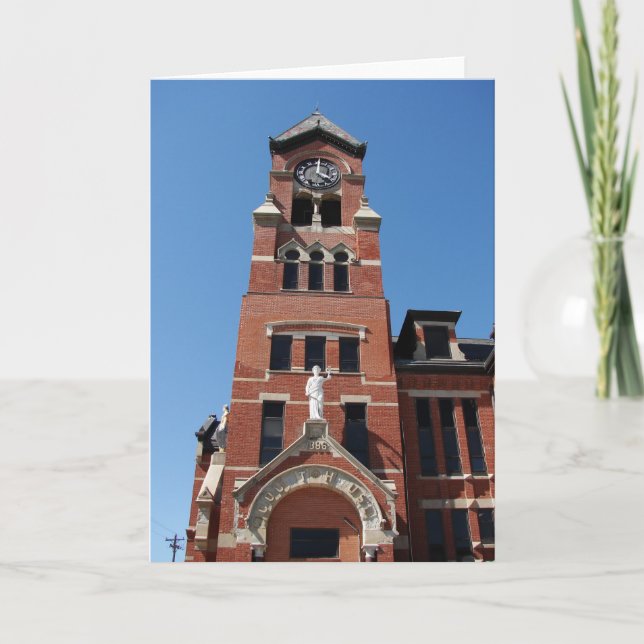 1886 Court House Card (Front)