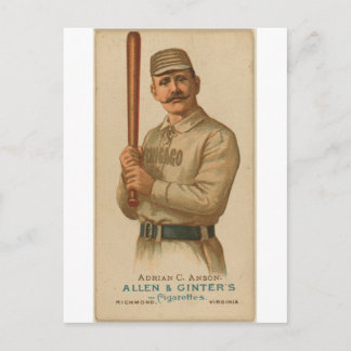 1887 Adrian C. Anson Postcard