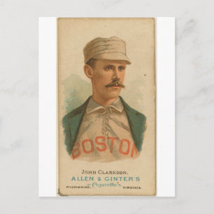 1887 John Clarkson Boston Beaneaters Postcard