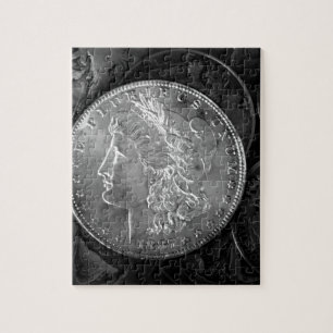 1887 Liberty Silver Dollar Jigsaw Puzzle
