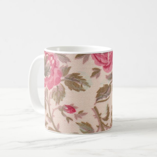 1887 Roses Coffee Mug (Front Left)