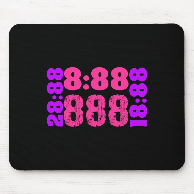 1888..888 Angel Numbers 888  Mouse Mat (Front)