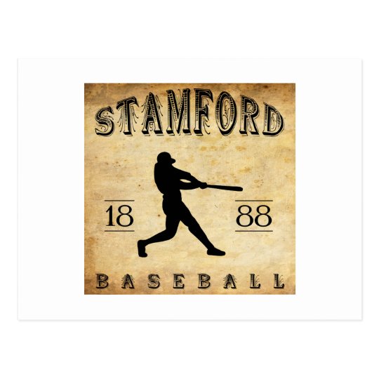 1888 Stamford Connecticut Baseball Postcard