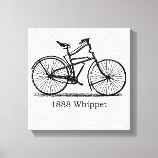 1888 Whippet Canvas Print