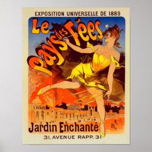 1889 Exposition Uninverselle  - World's Fair Poster