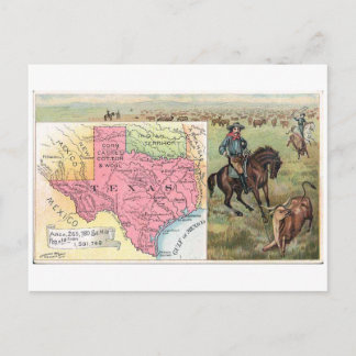 1889 Texas Vintage Trading Card