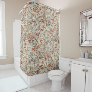 1890 Vintage William Morris Acanthus Portière Shower Curtain