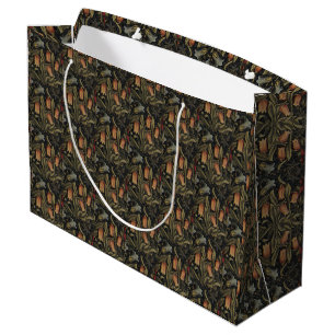 1890 Vintage William Morris The Seasons Large Gift Bag