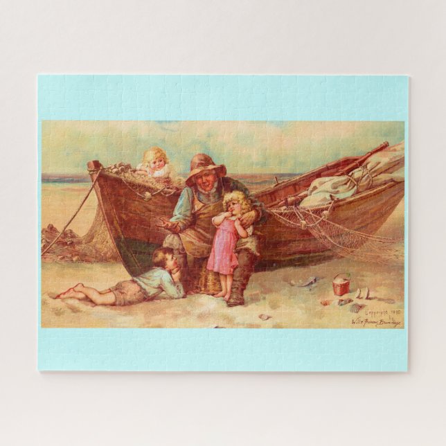 1890 When I Was a Lad - Will and Frances Brundage Jigsaw Puzzle (Horizontal)