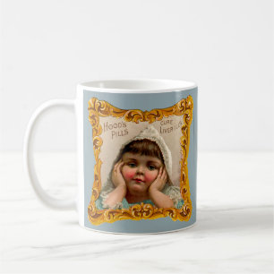 1890s Hoods Pills trade card Coffee Mug