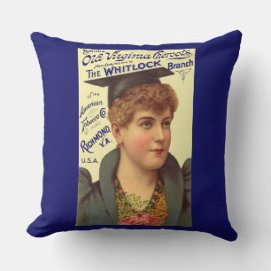 1890s Old Virginia Cheroots ad Cushion