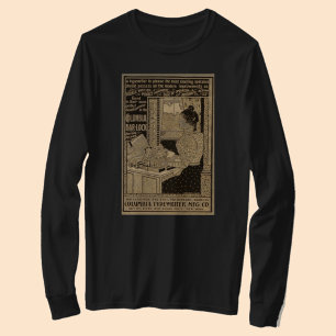 1890's Secretary at Typewriter T-Shirt