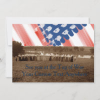 1890's  Women Tug of War Tug-O-War American Flag
