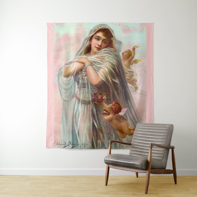 1891 Edouard Bisson The Fiancée Tapestry (In Situ)