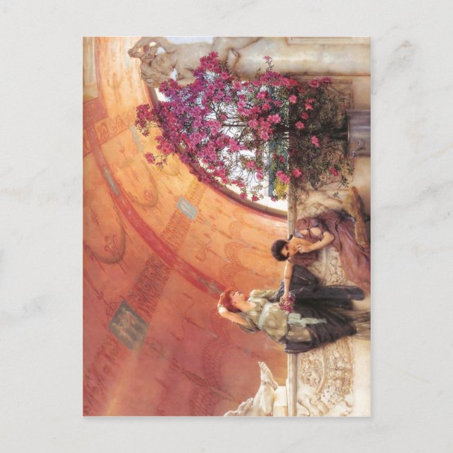 1893 Lawrence Alma-Tadema - Unconscious Rivals Alm Postcard (Front)