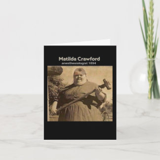 1894 Anaesthesiology Card