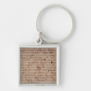 1895-9-15-503 W.34v Page of handwriting Key Ring