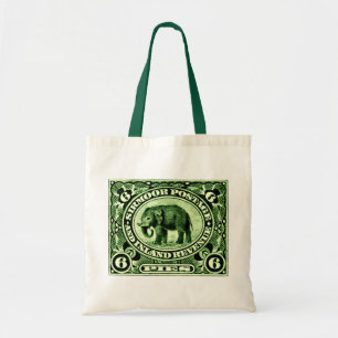 1895 Indian Princely States Elephant Tote Bag