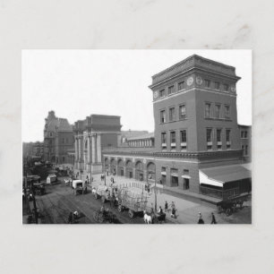 1895 Passenger Terminal Boston MA Postcard