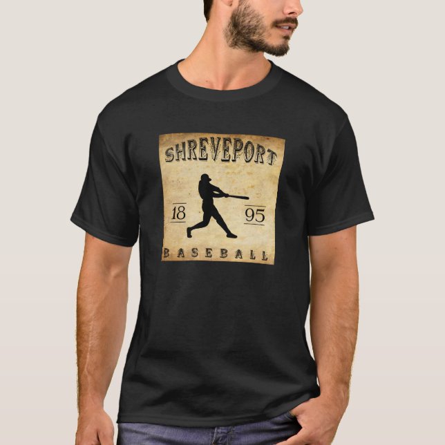 1895 Shreveport Louisiana Baseball T-Shirt (Front)