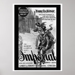 1897 Imperial Bicycle Advertising Poster