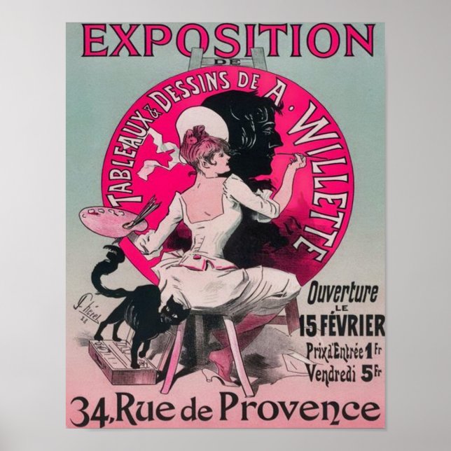 1897 Paris Exposition de Tableaux Poster (Front)