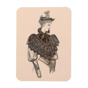 1897 Victorian woman Magnet