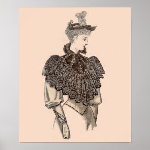 1897 Victorian woman Poster
