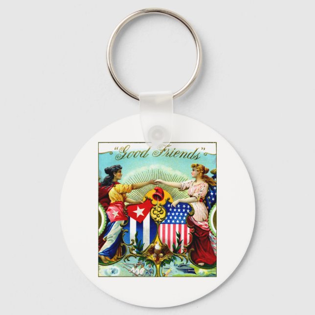 1898 Good Friends Cigars Key Ring (Front)