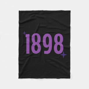 1898 - Purple With Sparkles Fleece Blanket
