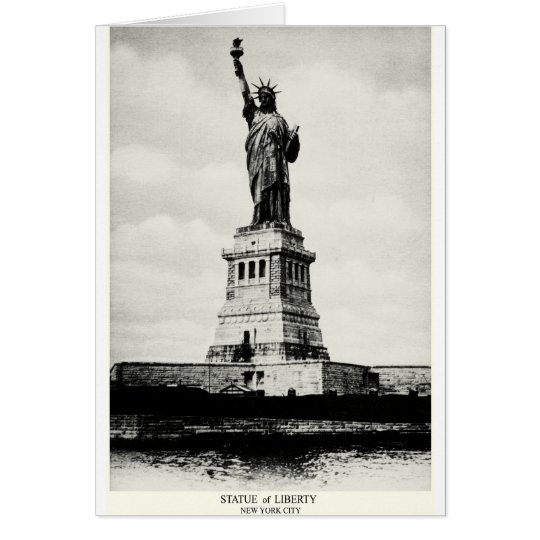 1898 Statue of Liberty Card