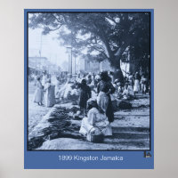 1899 Kingston Jamaica Market