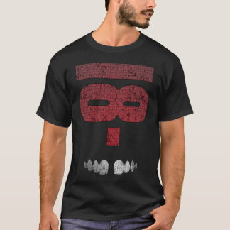 18-1 Face w/ Michael's teeth t shirt