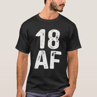 18 AF 18Th Birthday 2003 Vintage Bday Tee For Man