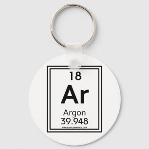18 Argon Key Ring