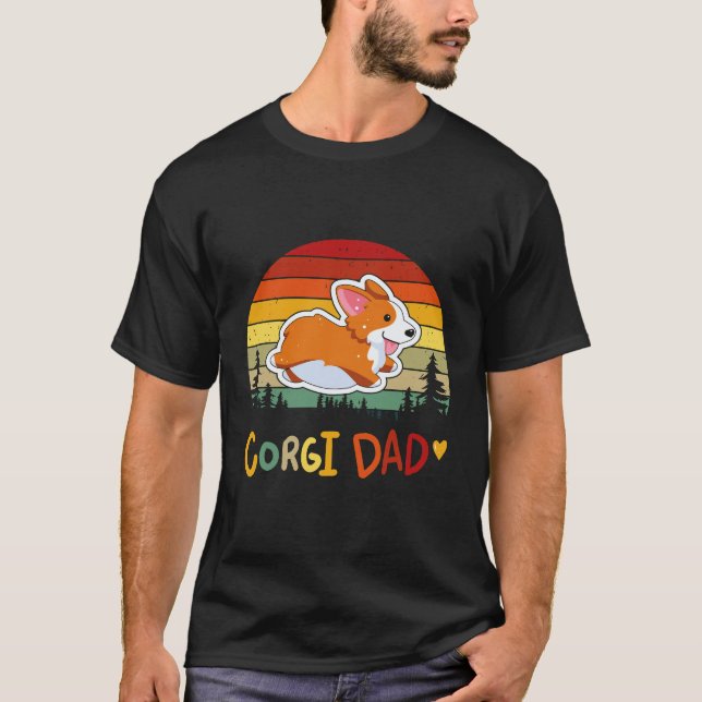 18 Corgi Dad Corgi T-Shirt (Front)