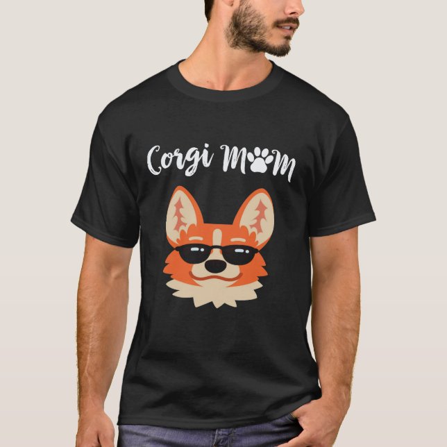 18 Corgi Mum Corgi T-Shirt (Front)