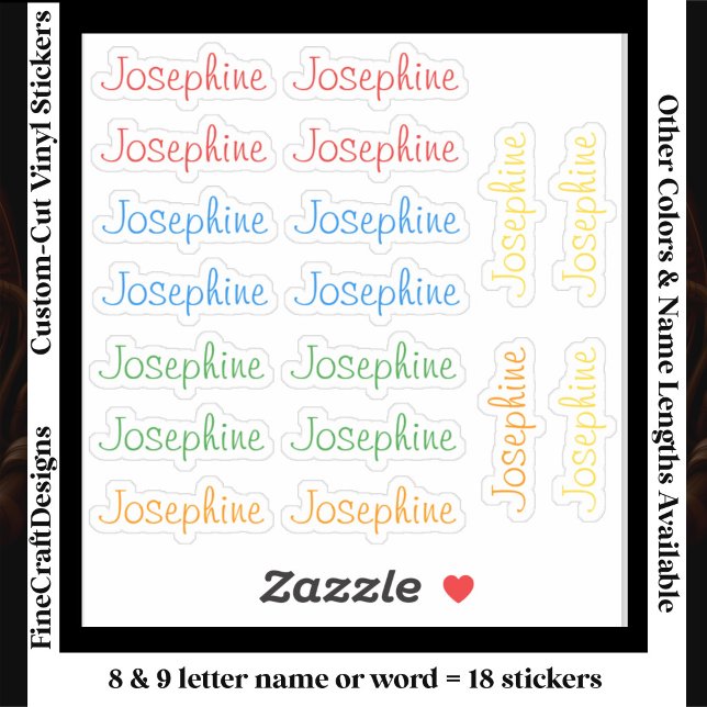 18 Custom Modern 8/9 Letters Name Word Bright (Creator Uploaded)