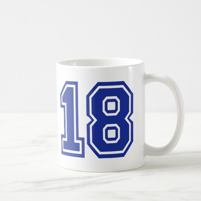 18 - Eighteen Coffee Mug (Right)