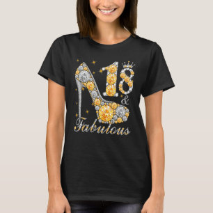 18 & Fabulous 18 Years Old 18th Birthday Diamond C T-Shirt
