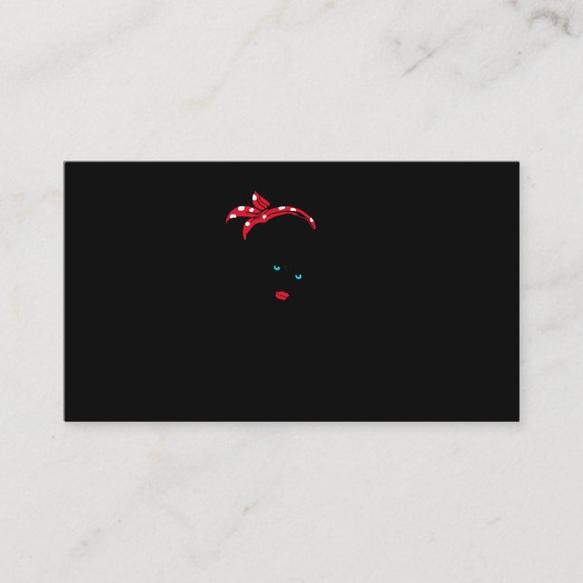 18.Flight Attendant Flight Attendant Rosie The Riv Business Card (Front)