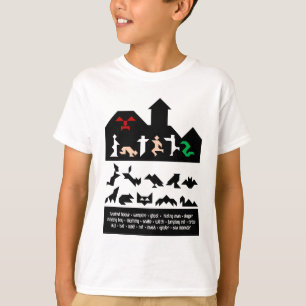 18 Halloween Tangram Images T-Shirt