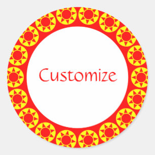 18 Hours in a Day Template Classic Round Sticker