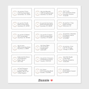 18 Individual Name Address Sans Serif Company Logo