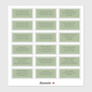 18 Individual Recipient Name Address Sage Green