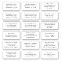 18 Individual Recipient Name Address Shipping Sans